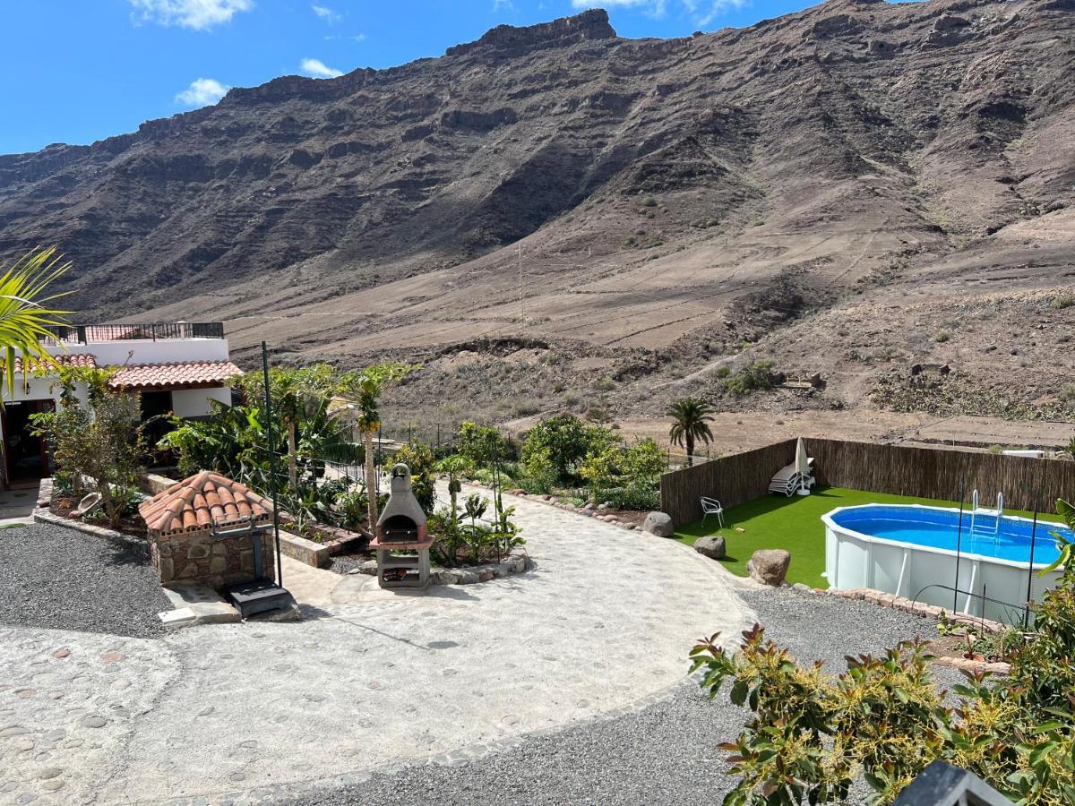 Casa Rural Con Bano Adaptado Y Piscina En Mogán Exteriér fotografie